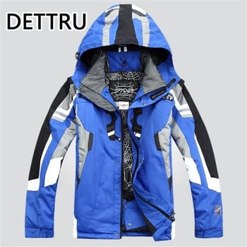 Super Warm Top Outdoor Snowboard Ski Jacket Men Winter Hooded Warm Parkas Αδιάβροχο Snow Jacket για Πεζοπορία Κάμπινγκ Σκι