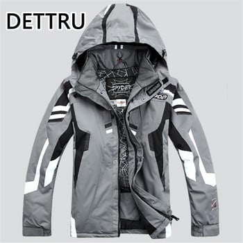 Super Warm Top Outdoor Snowboard Ski Jacket Men Winter Hooded Warm Parkas Αδιάβροχο Snow Jacket για Πεζοπορία Κάμπινγκ Σκι