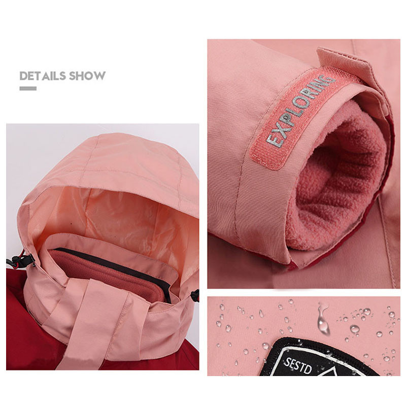 2020 m. nauja karšta žiemos slidinėjimo striukė Moteriška, neperšlampama nuo vėjo, slidinėjimo snieglenčių striukės Moteriškos šiltos lauko kalnų sporto sniego paltai