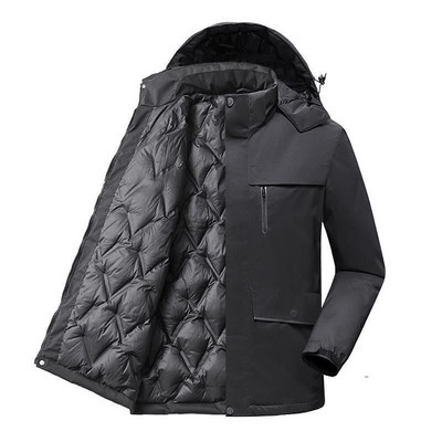 Slidinėjimo striukė Vyriška žieminė, šilta, atspari vėjui, vandeniui atspari sniego striukė, karšto slidinėjimo įranga, snieglenčių apranga, vyrų lauko dviračių kempingų prekės ženklas