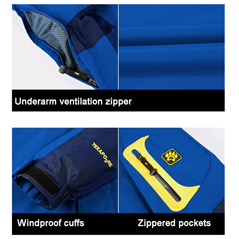 Марка Мъжки ски якета Зимни топли водоустойчиви ветроустойчиви якета за ски сноуборд Висококачествени якета за спорт на открито за мъж