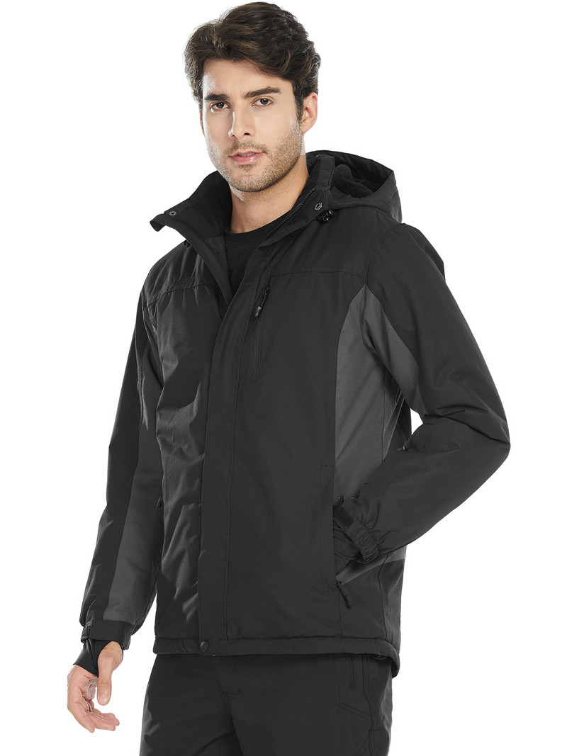 FREE SOLDIER Vyriškas slidinėjimo kostiumas žieminis, atsparus vėjui, neperšlampamas ir neperšlampamas sniego striukės, lauko sportinė apranga