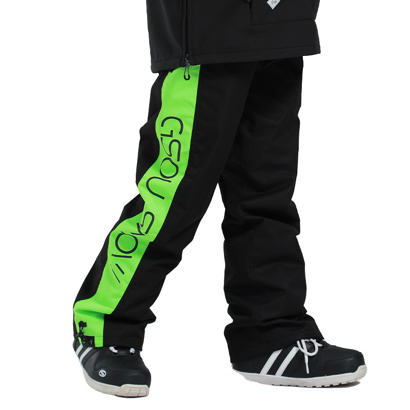 2022 m. žiema Naujos Vyriškos Moteriškos Slidinėjimo Kelnės Lauke Šiltos Vėjo nepraleidžiančios Vandeniui atsparios Slidinėjimo snieglenčių kelnės Šviesą atspindinčios sniego kelnės Slidinėjimo įranga