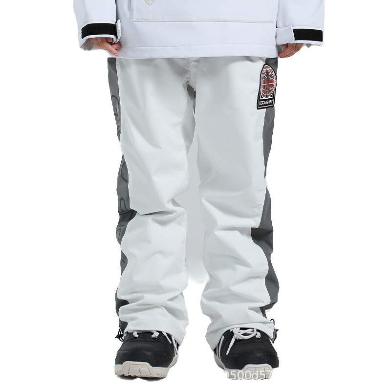 2022 m. žiema Naujos Vyriškos Moteriškos Slidinėjimo Kelnės Lauke Šiltos Vėjo nepraleidžiančios Vandeniui atsparios Slidinėjimo snieglenčių kelnės Šviesą atspindinčios sniego kelnės Slidinėjimo įranga