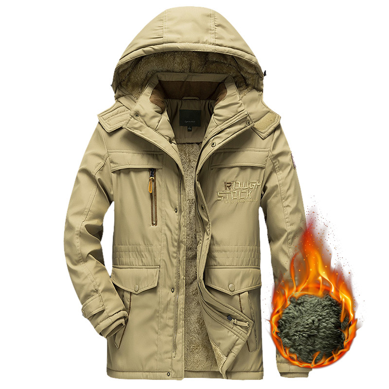 Skijaške jakne Muške zimske snježne tople parke Jakna Kaput Muška ležerna debela vunena parka s kapuljačom Vanjska marka za snowboard biciklizam kampiranje