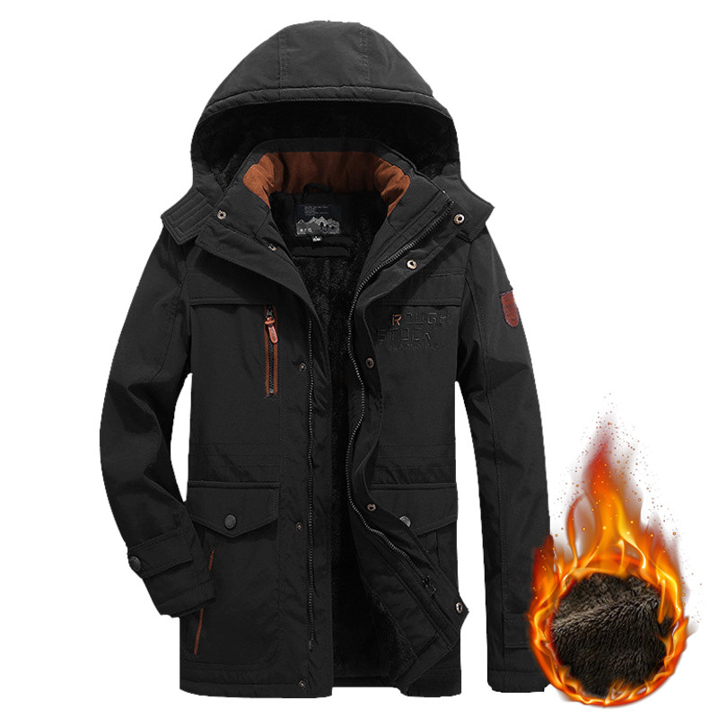 Skijaške jakne Muške zimske snježne tople parke Jakna Kaput Muška ležerna debela vunena parka s kapuljačom Vanjska marka za snowboard biciklizam kampiranje