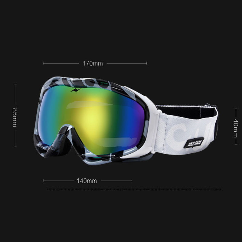 2022. Zimske dvoslojne skijaške naočale protiv magljenja Sportovi na otvorenom Skijanje Planinarska maska Muškarci Žene Vjetrootporne naočale za snowboard
