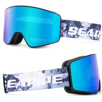 Χειμερινά αθλήματα Ανδρικά γυαλιά σκι Mountain γυναικεία γυαλιά χιονιού Αντιθαμβωτικά γυναικεία γυαλιά για σκι Γυαλιά ηλίου διπλού ανδρικού εξωτερικού χώρου για μοτοσικλέτα