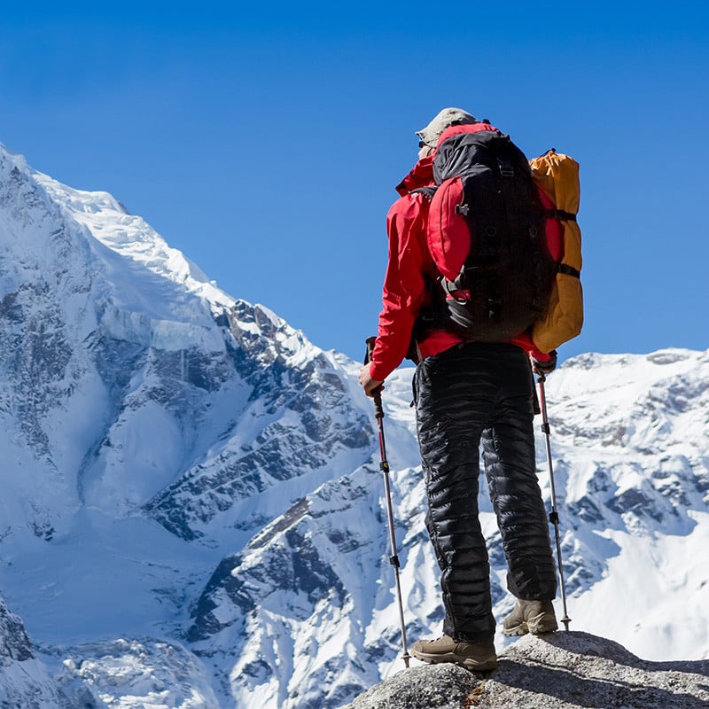 Vodootporne skijaške hlače Muške vanjske tople hlače s guščijim paperjem Obostrano otvoreni patentni zatvarač Skijaške hlače za snowboarding Hlače za kampiranje Planinarenje Hlače za snijeg