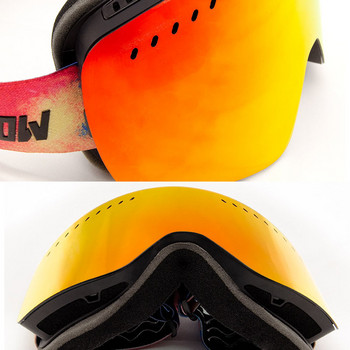 Νέα γυαλιά σκι Αντι-ομίχλη Προστατευτικά Ανδρικά Γυναικεία Αντιανεμική Μάσκα Εξωτερικού Αθλητικού Σκι Ποδηλασία Ορειβατικό Εξοπλισμός Γυαλιά Χιονιού
