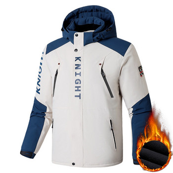 Νέα χοντρά ζεστά μπουφάν για σκι Ανδρικά αδιάβροχα μπουφάν για σκι και σνόουμπορντ Ανδρικά κοστούμια χιονιού Εξωτερικά ρούχα Plus Size 9XL