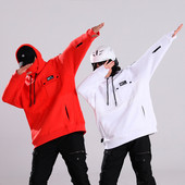 Zimska majica s kapuljačom za snowboard za žene Muška odjeća Džemper Modna oprema za skijanje Ležerna i široka jakna od flisa otporna na vjetar Hip hop kaput
