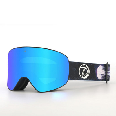 2022 m. nauji dviejų sluoksnių slidinėjimo akiniai nuo rasojimo UV400 vyriški, moteriški, vėjui atsparūs lauko sportiniai sniego akiniai