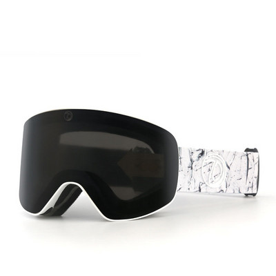 2022 m. nauji dviejų sluoksnių slidinėjimo akiniai nuo rasojimo UV400 vyriški, moteriški, vėjui atsparūs lauko sportiniai sniego akiniai