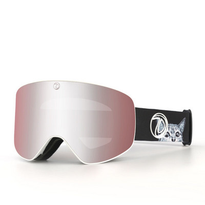 2022 m. nauji dviejų sluoksnių slidinėjimo akiniai nuo rasojimo UV400 vyriški, moteriški, vėjui atsparūs lauko sportiniai sniego akiniai