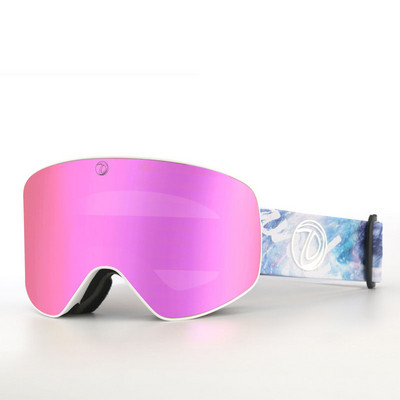 2022 m. nauji dviejų sluoksnių slidinėjimo akiniai nuo rasojimo UV400 vyriški, moteriški, vėjui atsparūs lauko sportiniai sniego akiniai