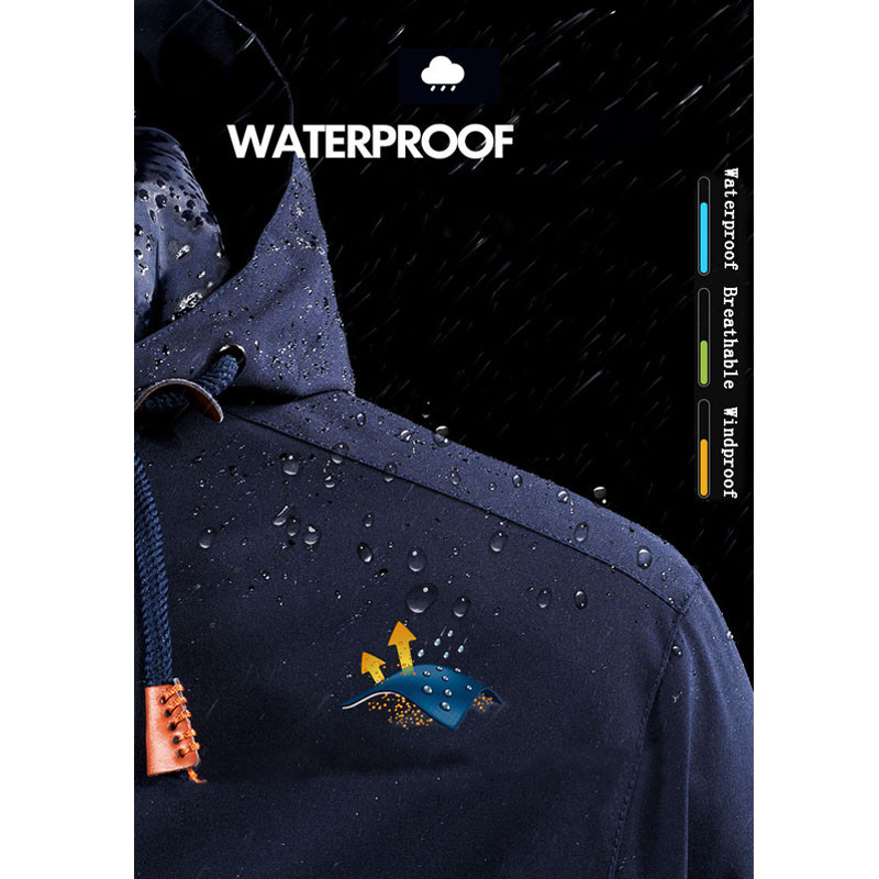 „Trys viename“ vyriškos slidinėjimo striukės lauke, atsparios vėjui, vandeniui atsparus terminis paltas su gobtuvu Žiemos kalnų slidinėjimo ir snieglenčių sportinės striukės prekės ženklai