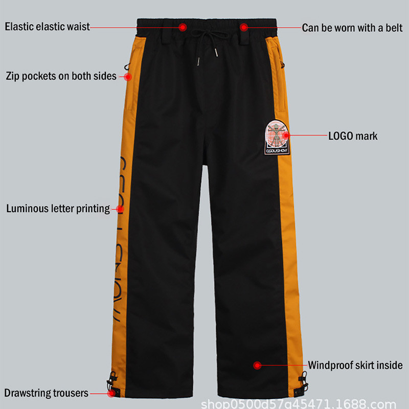 Vyrų Moteriškos Slidinėjimo Kelnės Žiemos Lauke Šiltos Vėjo Neperšlampamos Moteriškos Snieglentės Kelnės Atšvaitos Slidinėjimo Kelnės Slidinėjimo įranga