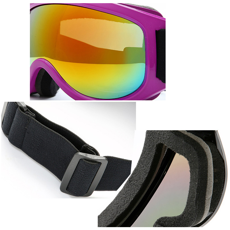 Sportiniai Moteriški magnetiniai sniego akiniai Dvisluoksniai Vyriški Motocross Googles Anti-ras Moteriški Slidinėjimo Akiniai Kalnų Lauke Vyriški Moto Kaukės
