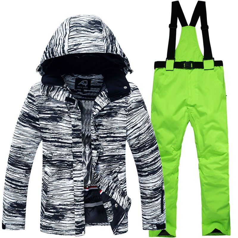 10K skijaško odijelo, zimska muška i ženska skijaška jakna, topla zadebljana hlača otporna na vjetar, vodootporno odijelo za alpsko skijanje