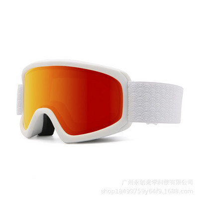 Slidinėjimo kaukė Dviejų sluoksnių nuo rasojimo apsaugantys nuo vėjo akiniai suaugusiems vyrams, moterims, lauko sportams, snieglenčių sportui, slidinėjimo akiniams, slidinėjimo dviračių akiniams