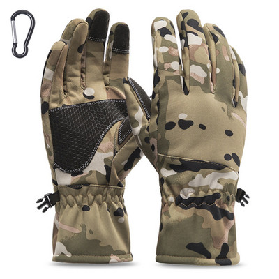 Slidinėjimo pirštinės žiemai Neperšlampamos pirštinės Vyrams Žygis į gamtą Taktinė kumštinė karinė taktinė pirštinė Stovyklavietė Kovotojas Žygiai Sportas