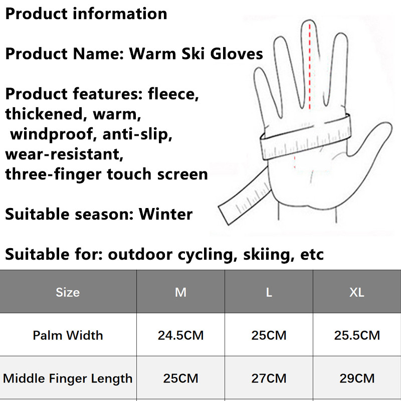 Slidinėjimo pirštinės žiemai Neperšlampamos pirštinės Vyrams Žygis į gamtą Taktinė kumštinė karinė taktinė pirštinė Stovyklavietė Kovotojas Žygiai Sportas
