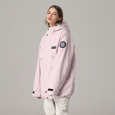 Nauja unisex šilta žieminė slidinėjimo striukė moteriška vyriška, neperšlampama nuo vėjo, snieglenčių striukė moteriška, vyriška lauko apranga