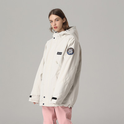 Nauja unisex šilta žieminė slidinėjimo striukė moteriška vyriška, neperšlampama nuo vėjo, snieglenčių striukė moteriška, vyriška lauko apranga