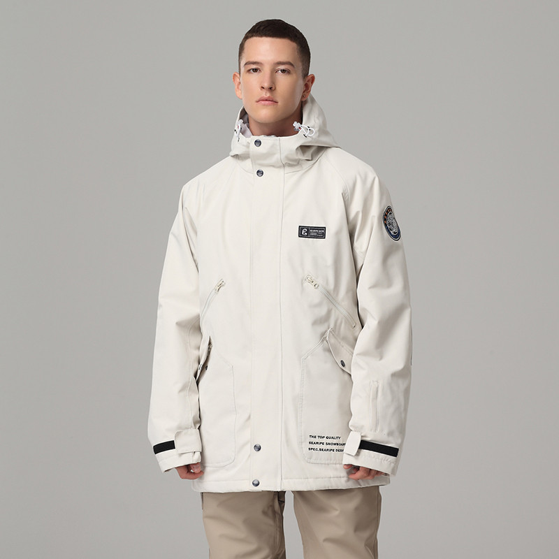 Nauja unisex šilta žieminė slidinėjimo striukė moteriška vyriška, neperšlampama nuo vėjo, snieglenčių striukė moteriška, vyriška lauko apranga