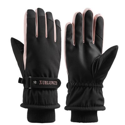 Дамски модни ски ръкавици Ултралеки ветроустойчиви зимни топли ръкавици Сноуборд мотоциклет Водоустойчиви ръкавици