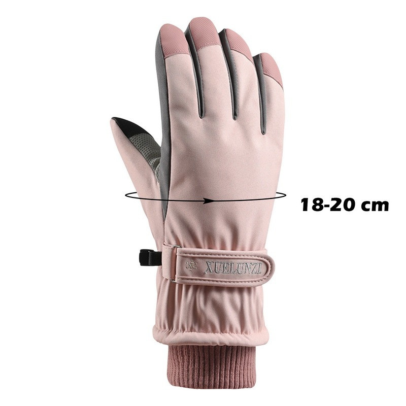 Дамски модни ски ръкавици Ултралеки ветроустойчиви зимни топли ръкавици Сноуборд мотоциклет Водоустойчиви ръкавици