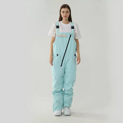 Naujos vienetinės slidinėjimo kelnės Vyriškos lauko sportinės snieglenčių sportinės moteriškos kombinezonų komplektas, atsparus vėjui ir vandeniui išlaikyti šiltas slidinėjimo kostiumas, kombinezonas