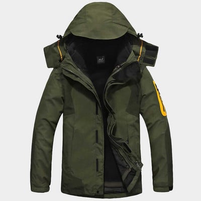 Moteriška vyriška kalnų neperšlampama slidinėjimo sniego striukė žieminė dviejų dalių rinkiniai 3 in 1 Šiltas stovyklavimas Vėjo striukė žygio paltai Parkas Vyrai