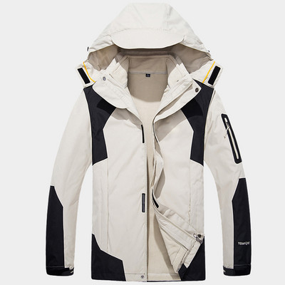 Moteriška vyriška kalnų neperšlampama slidinėjimo sniego striukė žieminė dviejų dalių rinkiniai 3 in 1 Šiltas stovyklavimas Vėjo striukė žygio paltai Parkas Vyrai