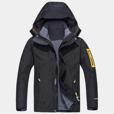 Moteriška vyriška kalnų neperšlampama slidinėjimo sniego striukė žieminė dviejų dalių rinkiniai 3 in 1 Šiltas stovyklavimas Vėjo striukė žygio paltai Parkas Vyrai