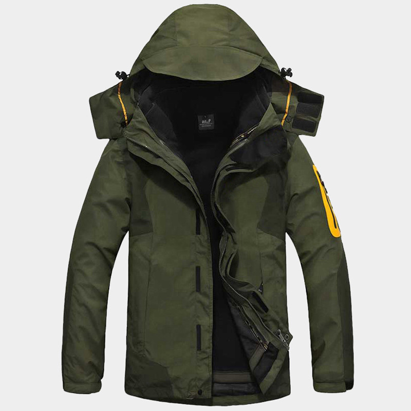 Moteriška vyriška kalnų neperšlampama slidinėjimo sniego striukė žieminė dviejų dalių rinkiniai 3 in 1 Šiltas stovyklavimas Vėjo striukė žygio paltai Parkas Vyrai