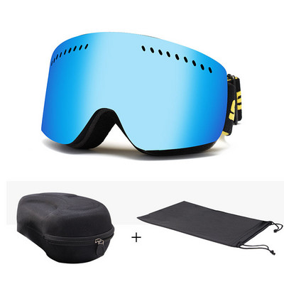 2022 m. Nauja žiema Nauja Slidinėjimo kaukė Dvisluoksnė Vyrų Moterų Lauko Sporto Dviračių Slidinėjimo Akiniai Vėjo nepraleidžiantys snieglenčių akiniai
