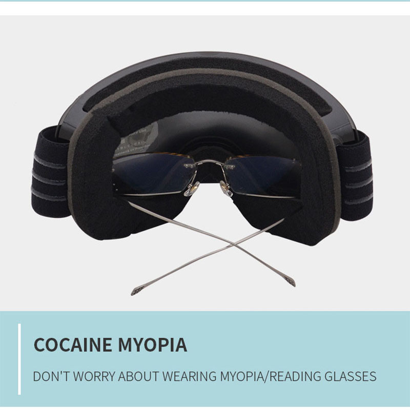 2022 m. nauji slidinėjimo akiniai Žieminiai sniego Vyrai Moteriški lauko sportiniai akiniai Dvisluoksniai nuo rasojimo akiniai snieglenčių slidinėjimo dviračių akiniai