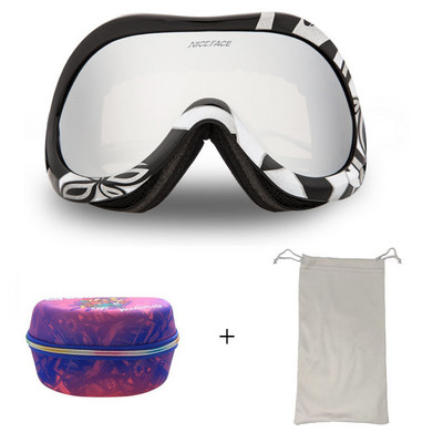 Nauji žieminiai sferiniai slidinėjimo akiniai dvisluoksniai nuo rasojimo akiniai lauko sportui alpinizmo snieglenčių slidinėjimo kaukė vyrams, moterims