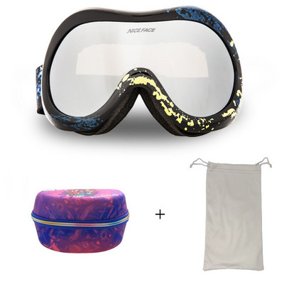 Nauji žieminiai sferiniai slidinėjimo akiniai dvisluoksniai nuo rasojimo akiniai lauko sportui alpinizmo snieglenčių slidinėjimo kaukė vyrams, moterims