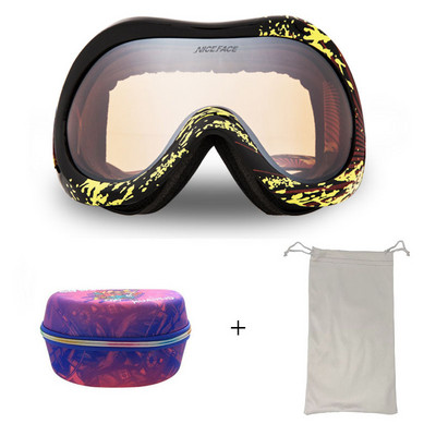 Nauji žieminiai sferiniai slidinėjimo akiniai dvisluoksniai nuo rasojimo akiniai lauko sportui alpinizmo snieglenčių slidinėjimo kaukė vyrams, moterims