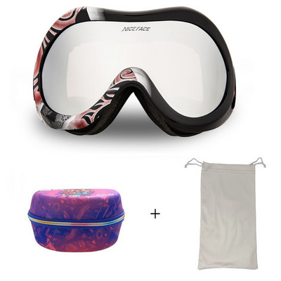 Nauji žieminiai sferiniai slidinėjimo akiniai dvisluoksniai nuo rasojimo akiniai lauko sportui alpinizmo snieglenčių slidinėjimo kaukė vyrams, moterims