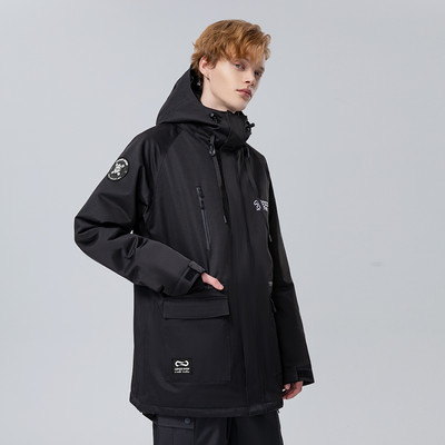 COPOZZ Žiemos šiltas Vyriškas ir Moteriškas sniego kostiumas Dėvėkite snieglenčių aprangą Slidinėjimo kostiumai 10k Neperšlampamos žieminės striukės arba kelnės