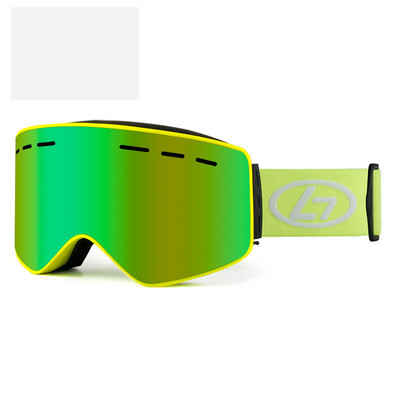 2022 m. nauji magnetiniai slidinėjimo akiniai Dvisluoksniai nerasojantys suaugusiųjų kaukė Vyrai Moteriški lauko sportiniai akiniai Dviračių slidinėjimo snieglenčių akiniai