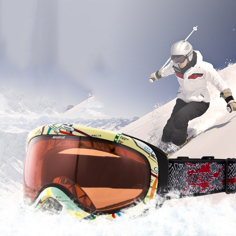 2022 Noi ochelari de schi cu două straturi, anti-aburire, sporturi în aer liber, bărbați, femei, ochelari, alpinism, ciclism, snowboard, ochelari, mască de schi