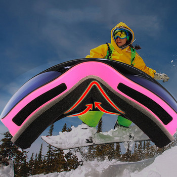 2022 Νέα χειμερινά νέα γυαλιά σκι διπλής στρώσης ανδρικά γυναικεία αντιανεμική μάσκα κατά της ομίχλης για υπαίθριο αθλητικό σκι Ποδηλασία Γυαλιά Snowboard