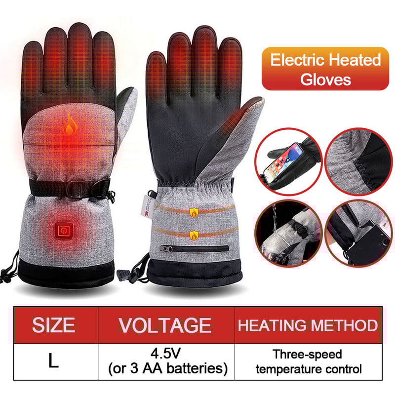 LOOGDEEL žiemos šilumos elektrinės šiluminės pirštinės vandeniui atsparios vėjui snieglenčių sportas dviratis motociklas dviratis slidžių šildymas rankų šildytuvas