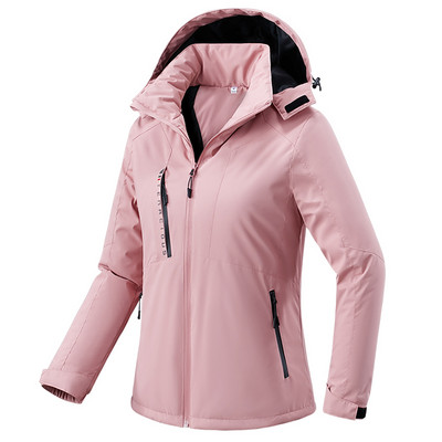 Žiemos lauko pora slidinėjimo aukščiausios kokybės sniego šilta parkų striukė Moteriški viršutiniai drabužiai su gobtuvu, vandeniui atspari stora vilna, vyrų parkai