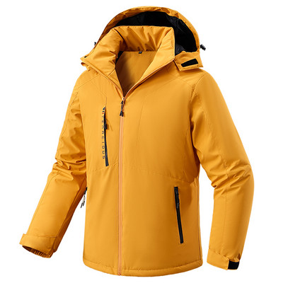 Žiemos lauko pora slidinėjimo aukščiausios kokybės sniego šilta parkų striukė Moteriški viršutiniai drabužiai su gobtuvu, vandeniui atspari stora vilna, vyrų parkai